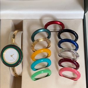 Vintage Gucci Bangle Watch.